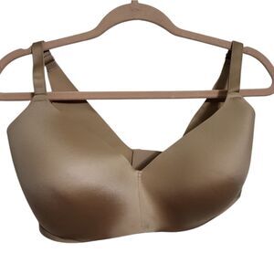Soma Vanishing Unlined Perfect Coverage Beige Bra, 38DD NEW